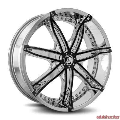 Diablo DNA Wheel 22x8.5 Blank 18 73.1 Chrome - DNA-228BLNK1873